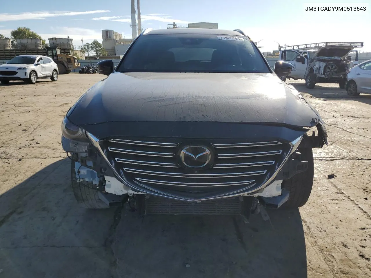 2021 Mazda Cx-9 Grand Touring VIN: JM3TCADY9M0513643 Lot: 71626194