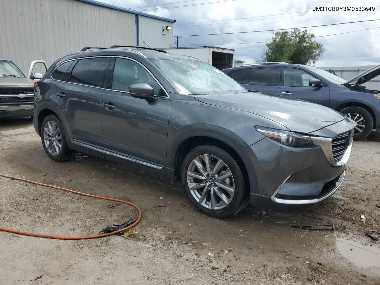 2021 Mazda Cx-9 Grand Touring VIN: JM3TCBDY3M0533649 Lot: 72655334