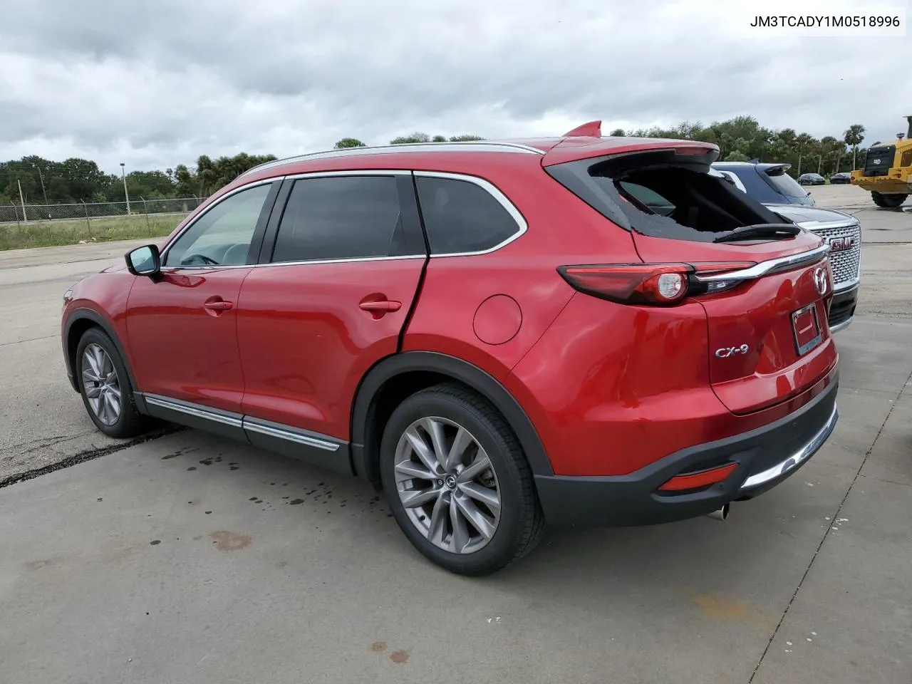 2021 Mazda Cx-9 Grand Touring VIN: JM3TCADY1M0518996 Lot: 75051894