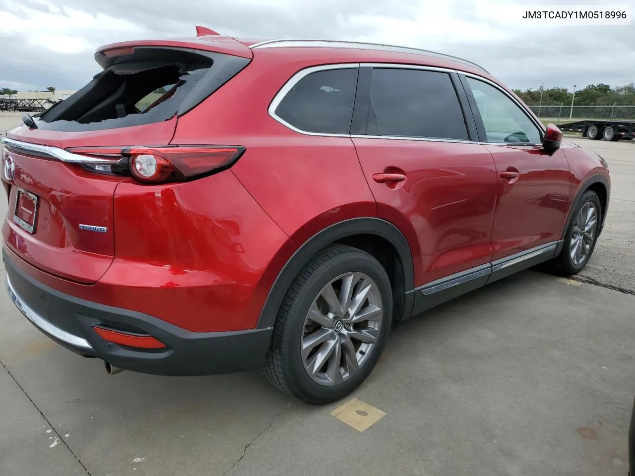 2021 Mazda Cx-9 Grand Touring VIN: JM3TCADY1M0518996 Lot: 75051894