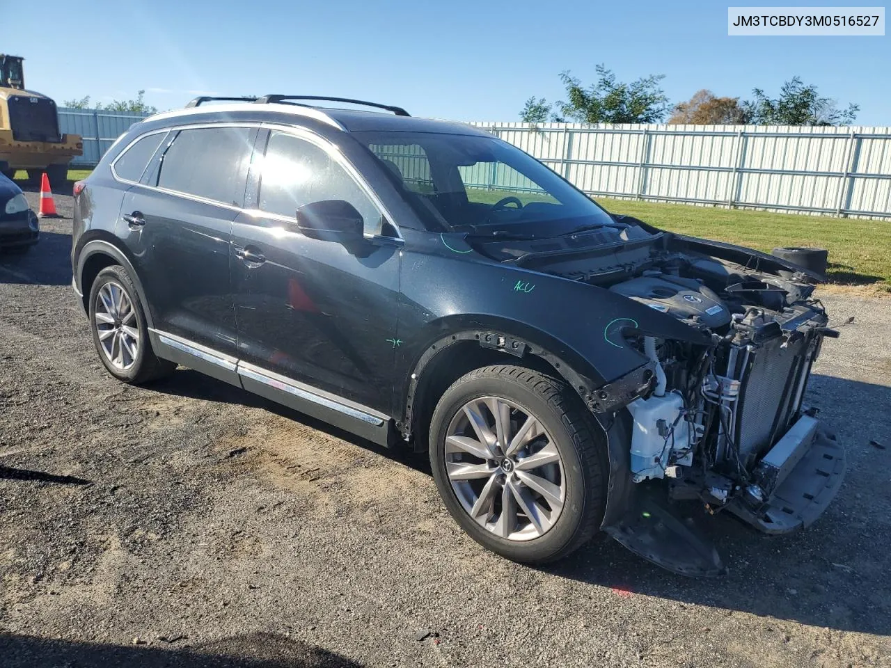 2021 Mazda Cx-9 Grand Touring VIN: JM3TCBDY3M0516527 Lot: 75196614