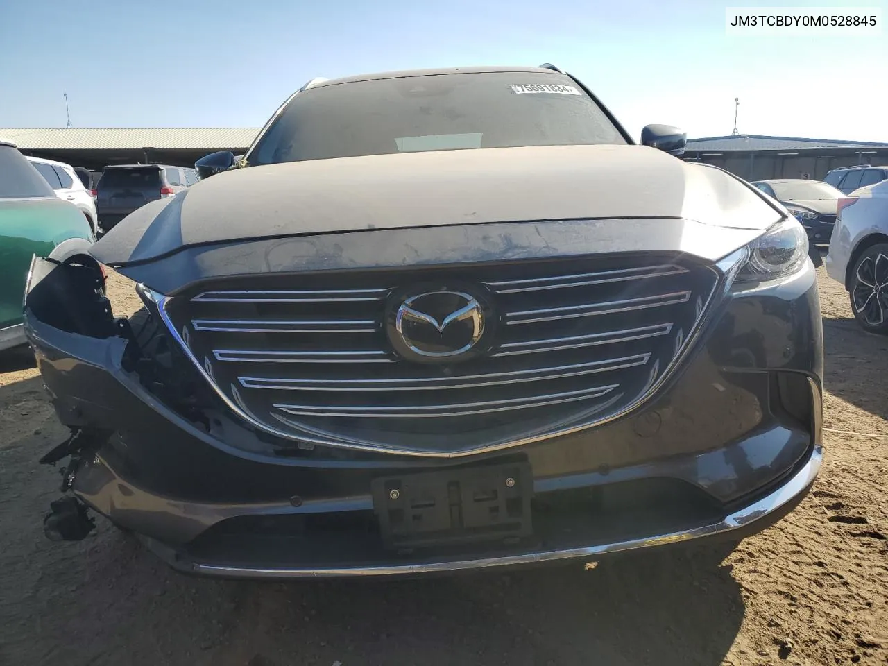 2021 Mazda Cx-9 Grand Touring VIN: JM3TCBDY0M0528845 Lot: 75691834