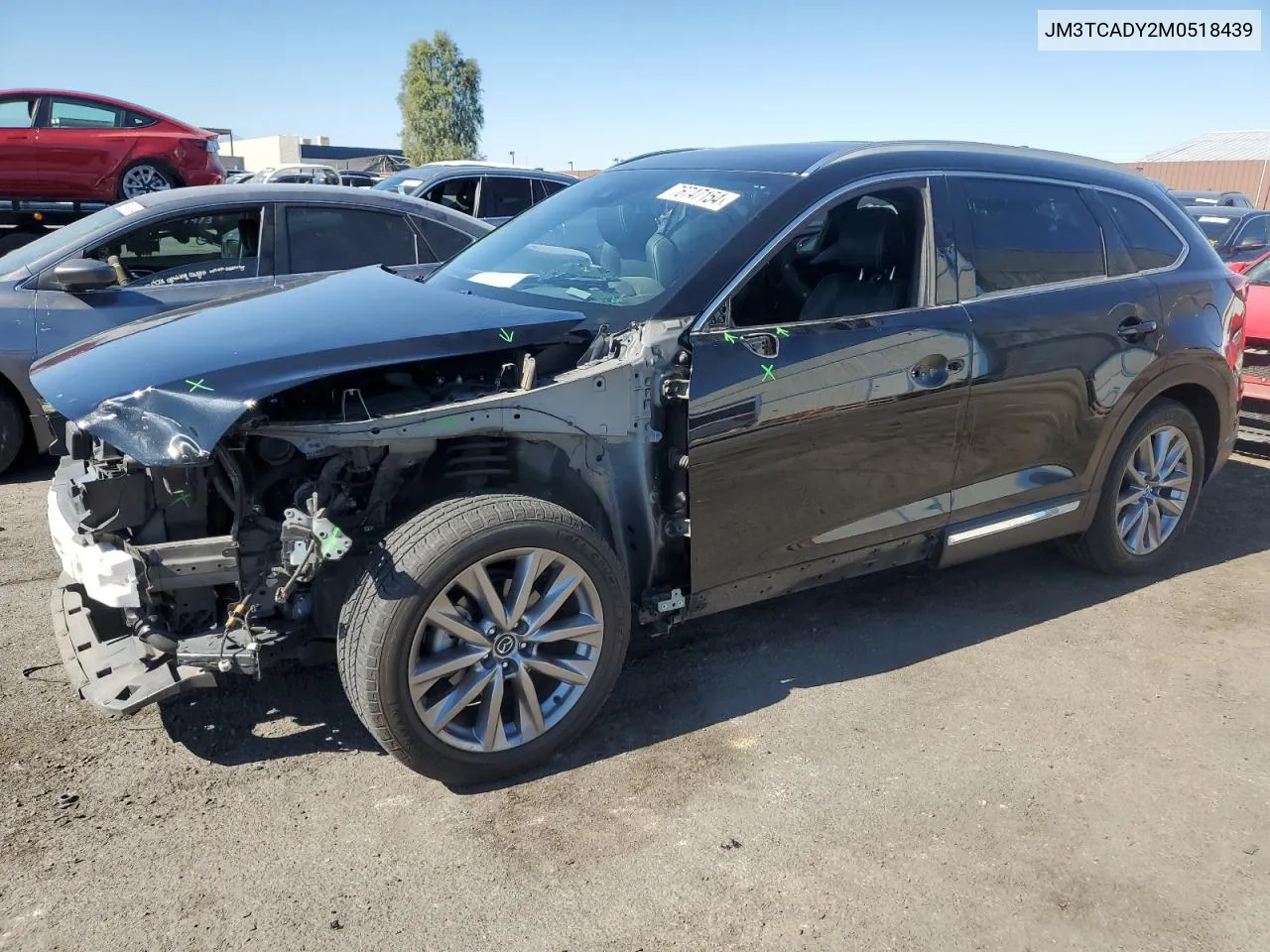 2021 Mazda Cx-9 Grand Touring VIN: JM3TCADY2M0518439 Lot: 76747154