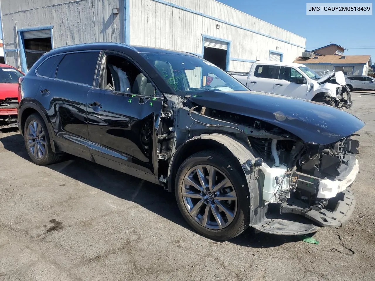 2021 Mazda Cx-9 Grand Touring VIN: JM3TCADY2M0518439 Lot: 76747154