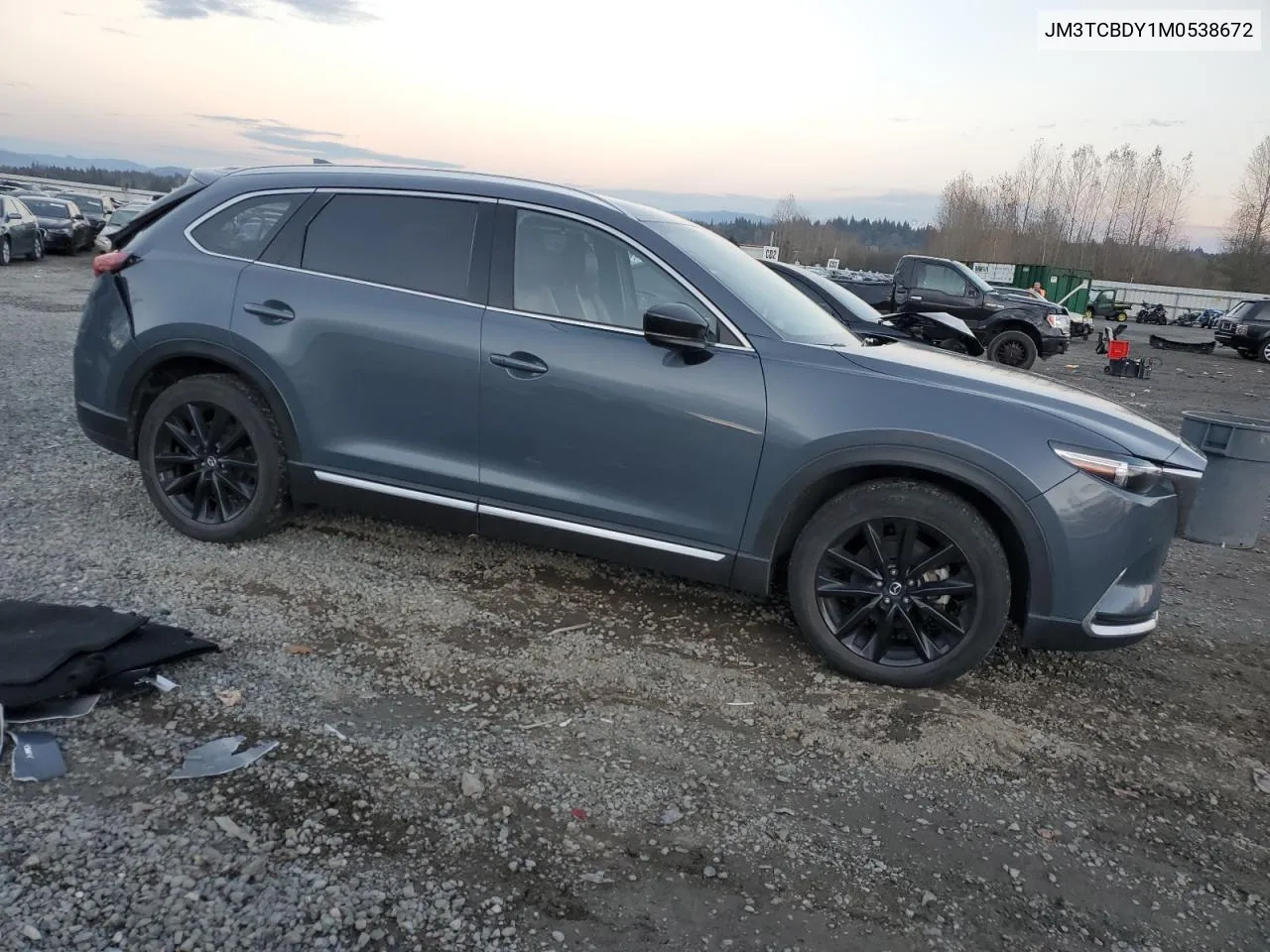 2021 Mazda Cx-9 Grand Touring VIN: JM3TCBDY1M0538672 Lot: 80048854