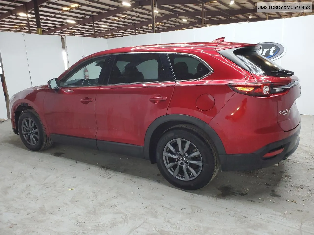 2021 Mazda Cx-9 Touring VIN: JM3TCBCYXM0540468 Lot: 80191404