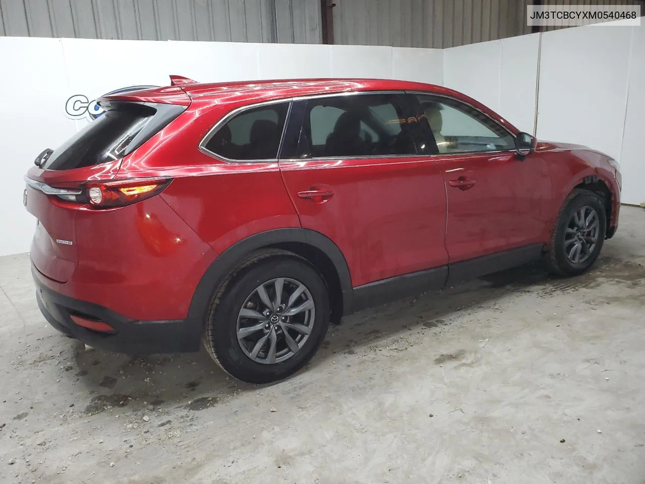 2021 Mazda Cx-9 Touring VIN: JM3TCBCYXM0540468 Lot: 80191404