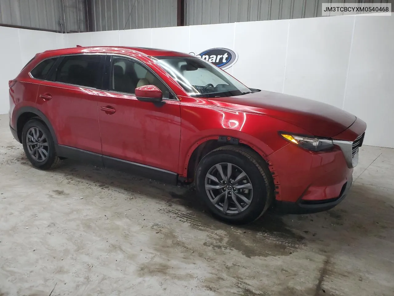 2021 Mazda Cx-9 Touring VIN: JM3TCBCYXM0540468 Lot: 80191404