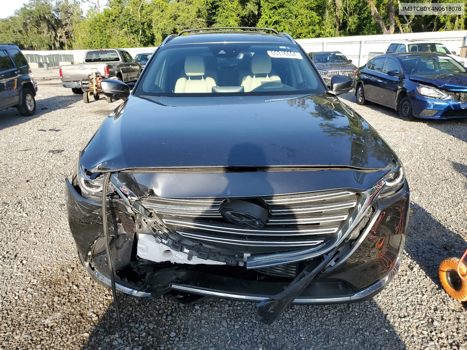 2022 Mazda Cx-9 Grand Touring VIN: JM3TCBDY4N0618078 Lot: 65316604