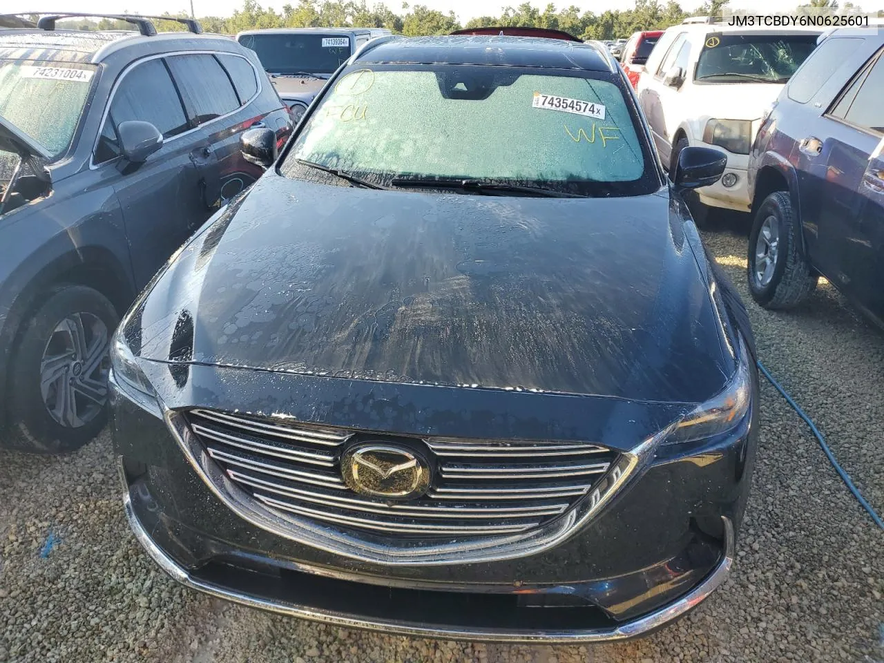 2022 Mazda Cx-9 Grand Touring VIN: JM3TCBDY6N0625601 Lot: 74354574