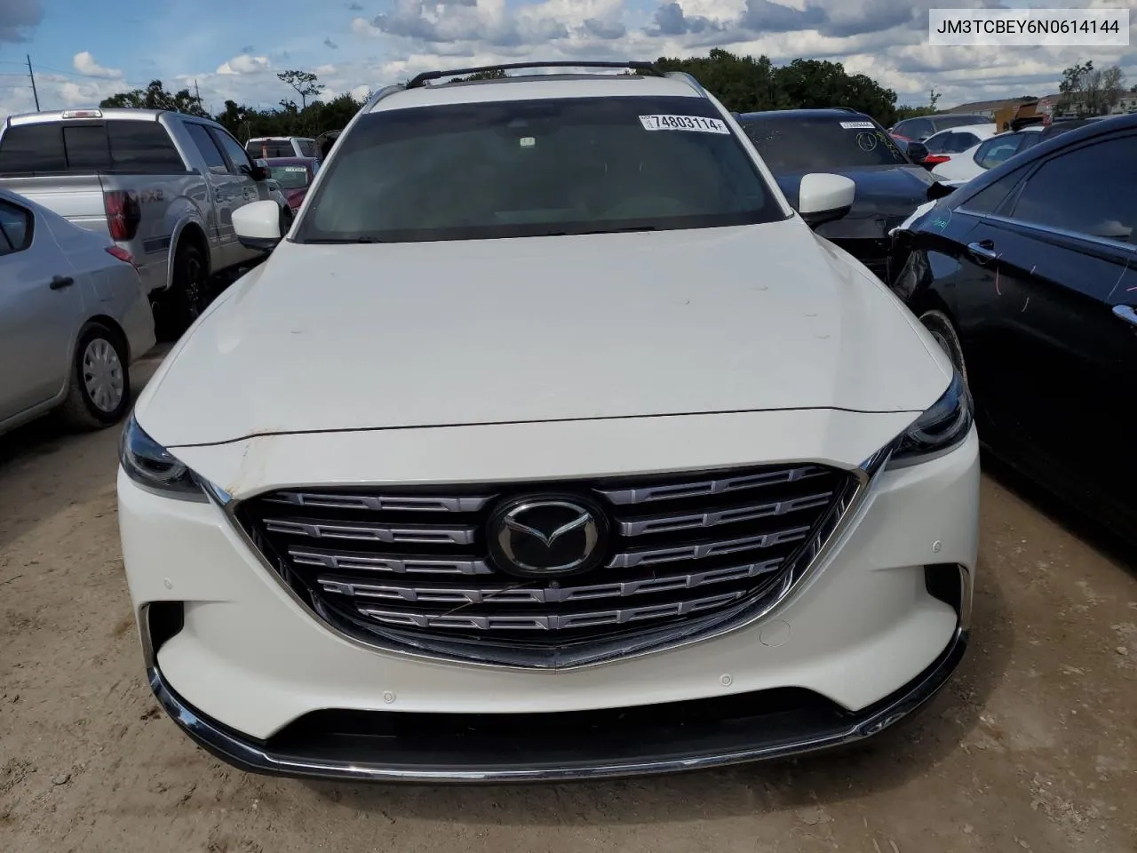 2022 Mazda Cx-9 Signature VIN: JM3TCBEY6N0614144 Lot: 74803114