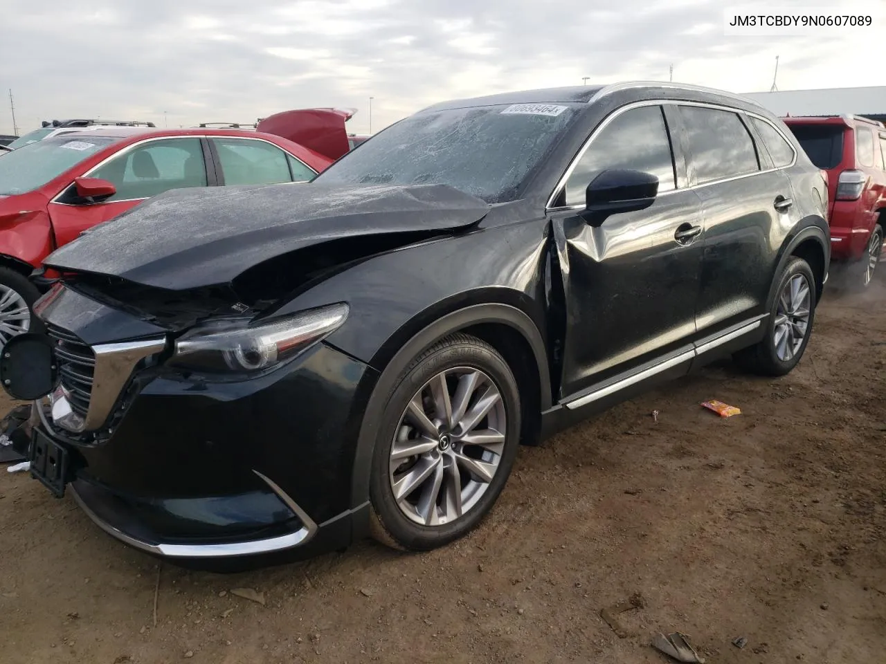 2022 Mazda Cx-9 Grand Touring VIN: JM3TCBDY9N0607089 Lot: 80693464