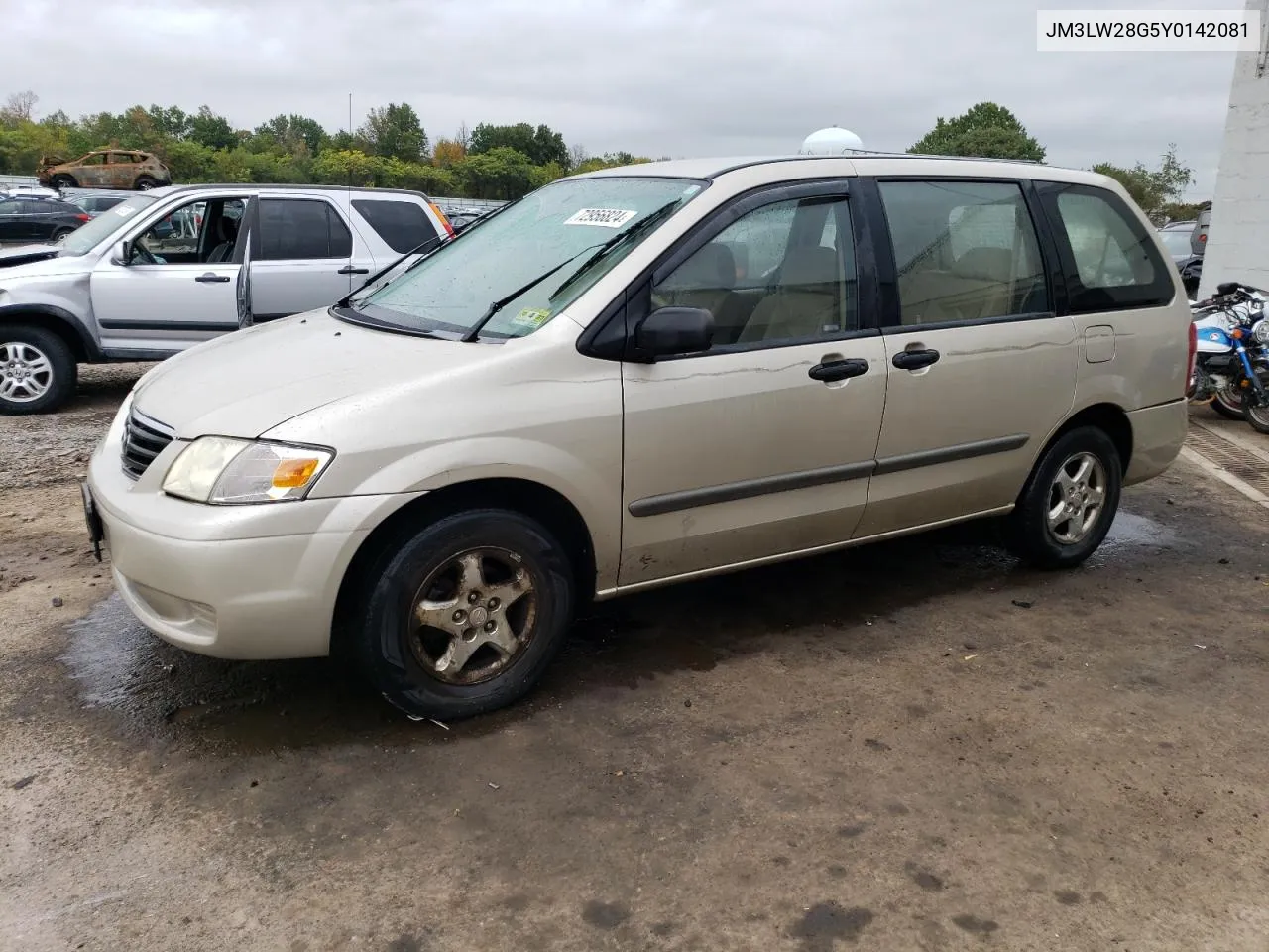 2000 Mazda Mpv Wagon VIN: JM3LW28G5Y0142081 Lot: 72956824