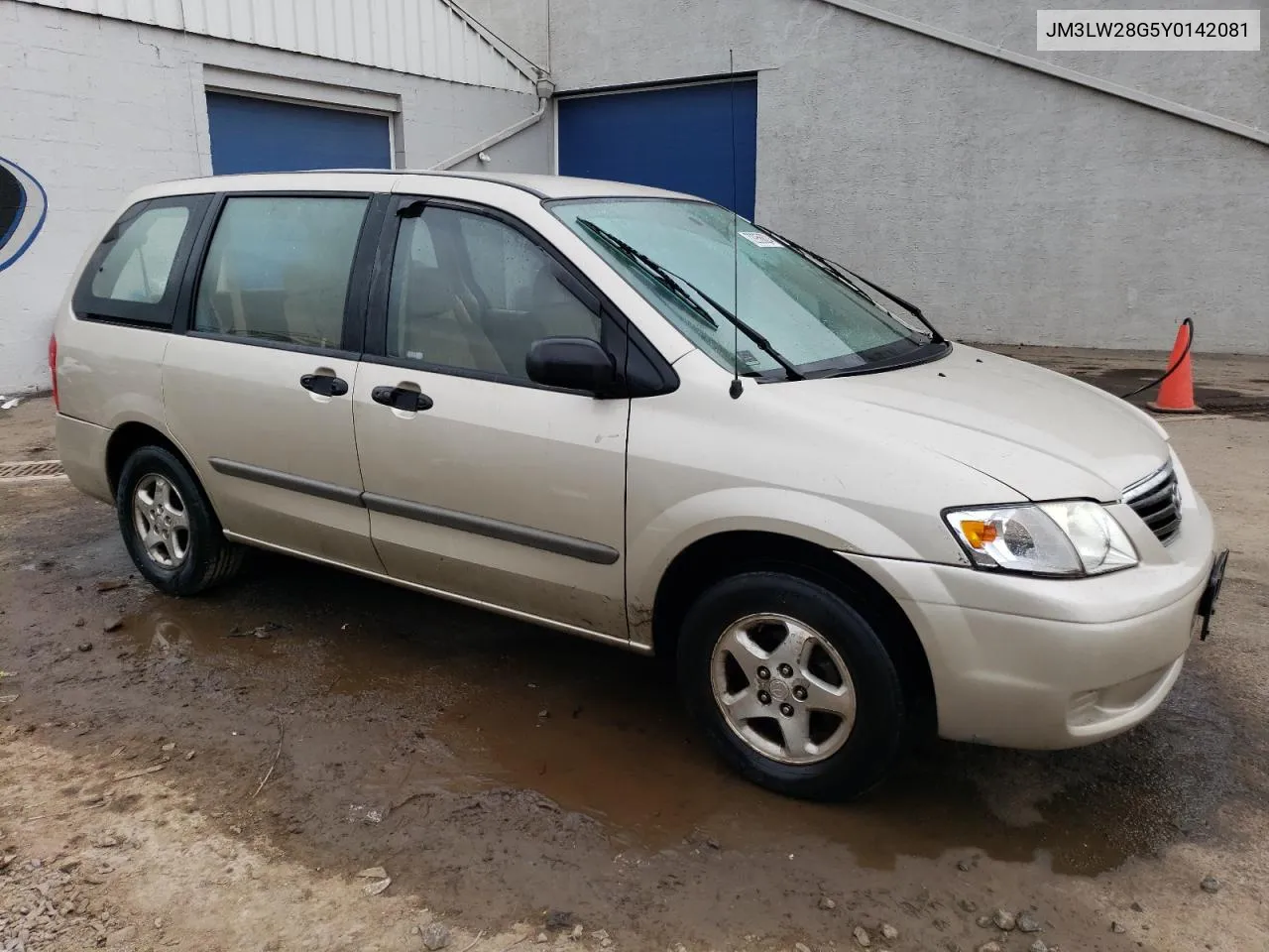 2000 Mazda Mpv Wagon VIN: JM3LW28G5Y0142081 Lot: 72956824