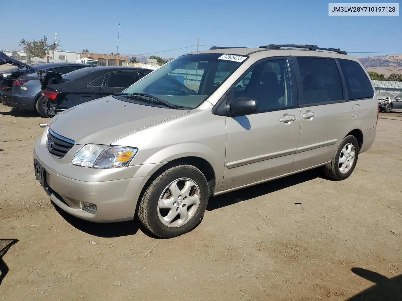 2001 Mazda Mpv Wagon VIN: JM3LW28Y710197128 Lot: 74005424