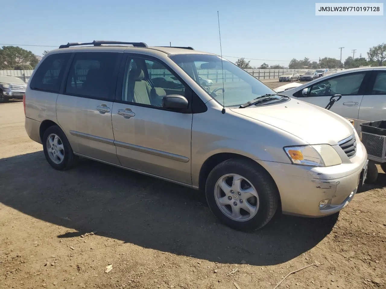 2001 Mazda Mpv Wagon VIN: JM3LW28Y710197128 Lot: 74005424