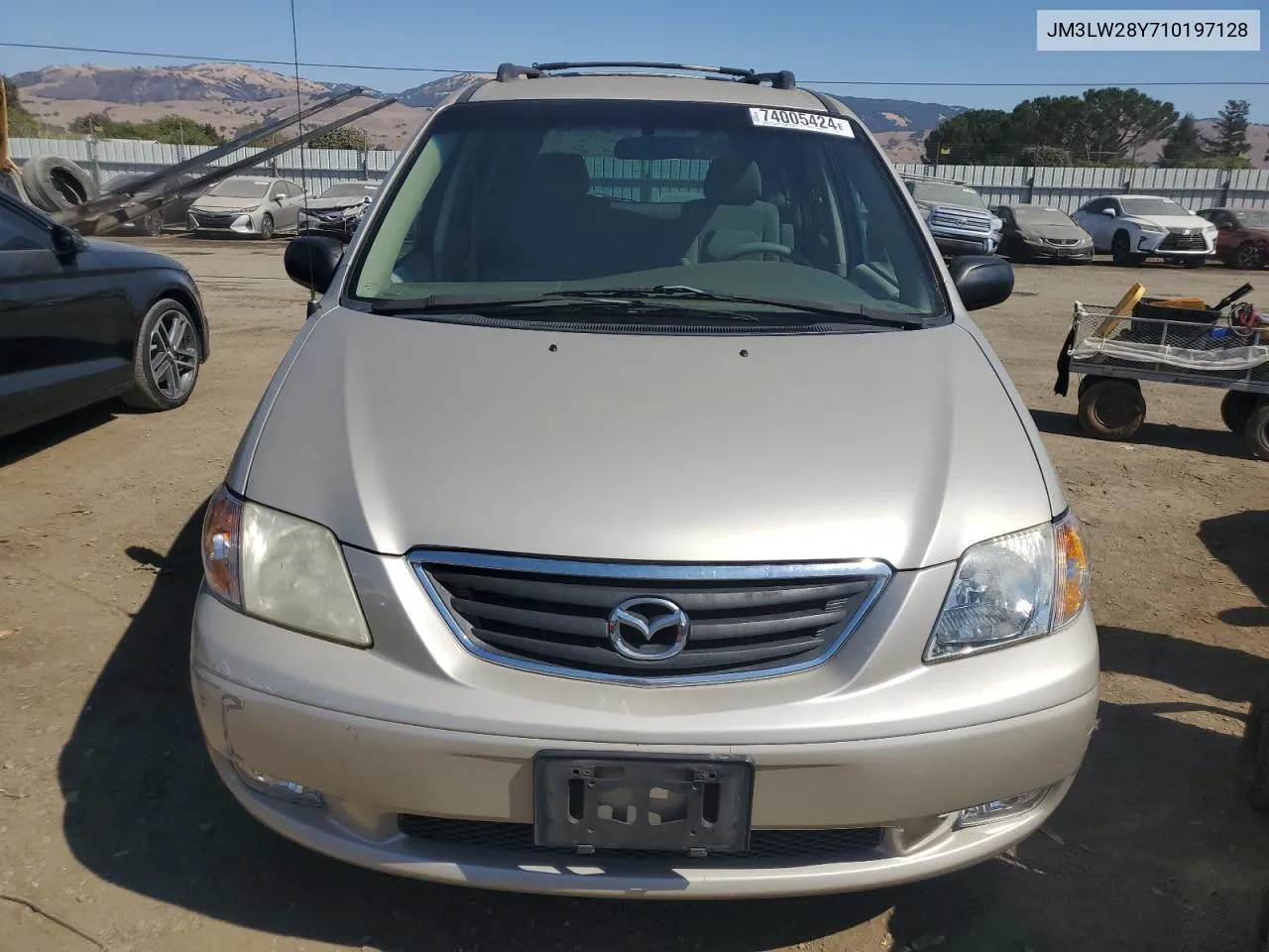 2001 Mazda Mpv Wagon VIN: JM3LW28Y710197128 Lot: 74005424