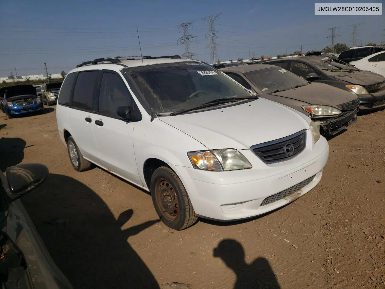 2001 Mazda Mpv Wagon VIN: JM3LW28G010206405 Lot: 75620144