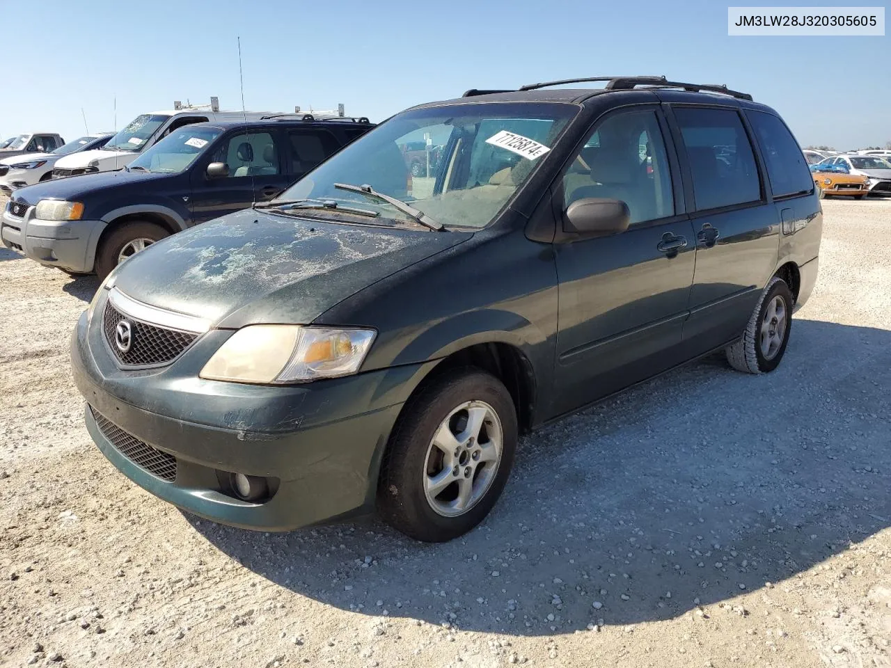 2002 Mazda Mpv Wagon VIN: JM3LW28J320305605 Lot: 77125874