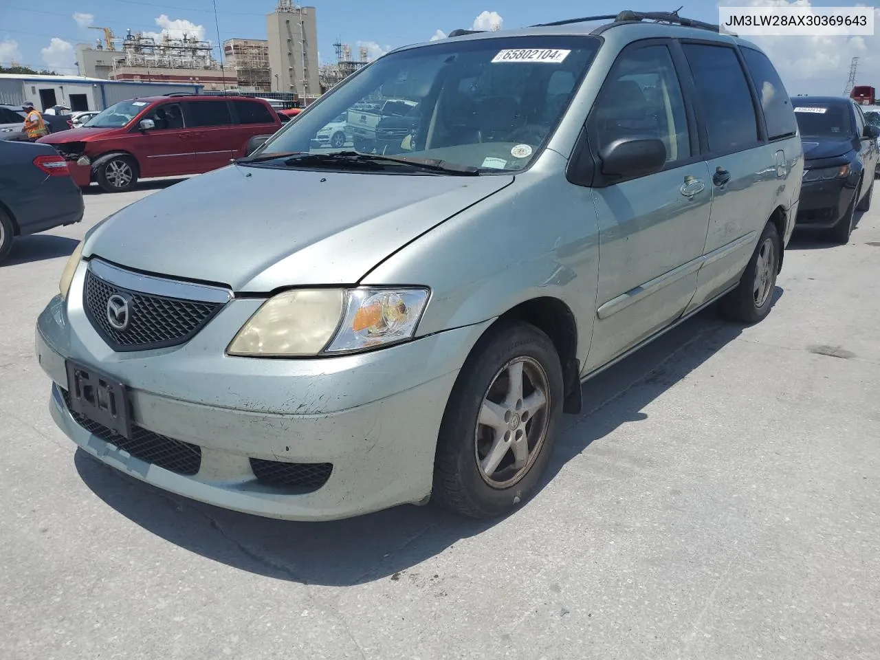 2003 Mazda Mpv Wagon VIN: JM3LW28AX30369643 Lot: 65802104