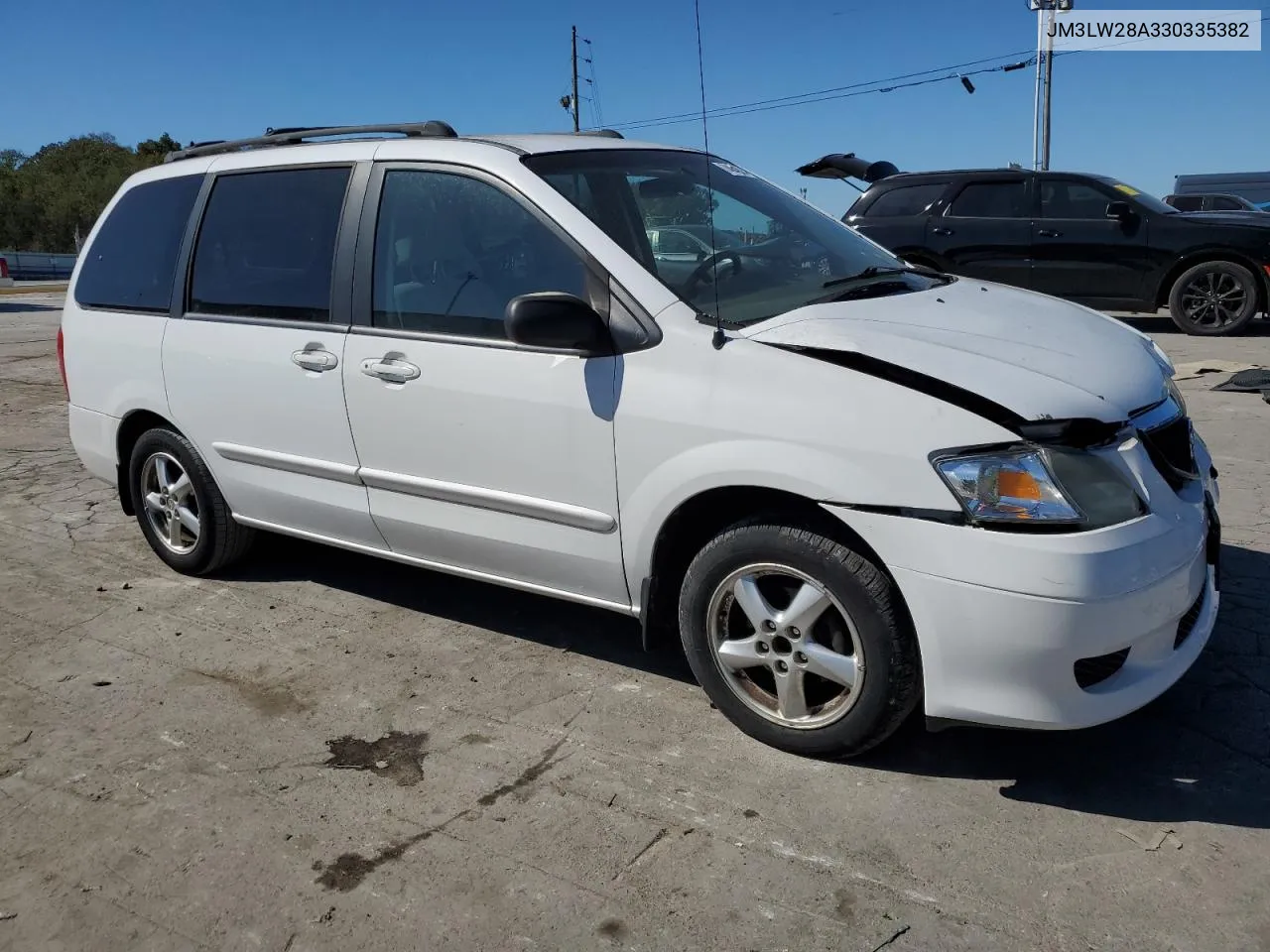 2003 Mazda Mpv Wagon VIN: JM3LW28A330335382 Lot: 74640944