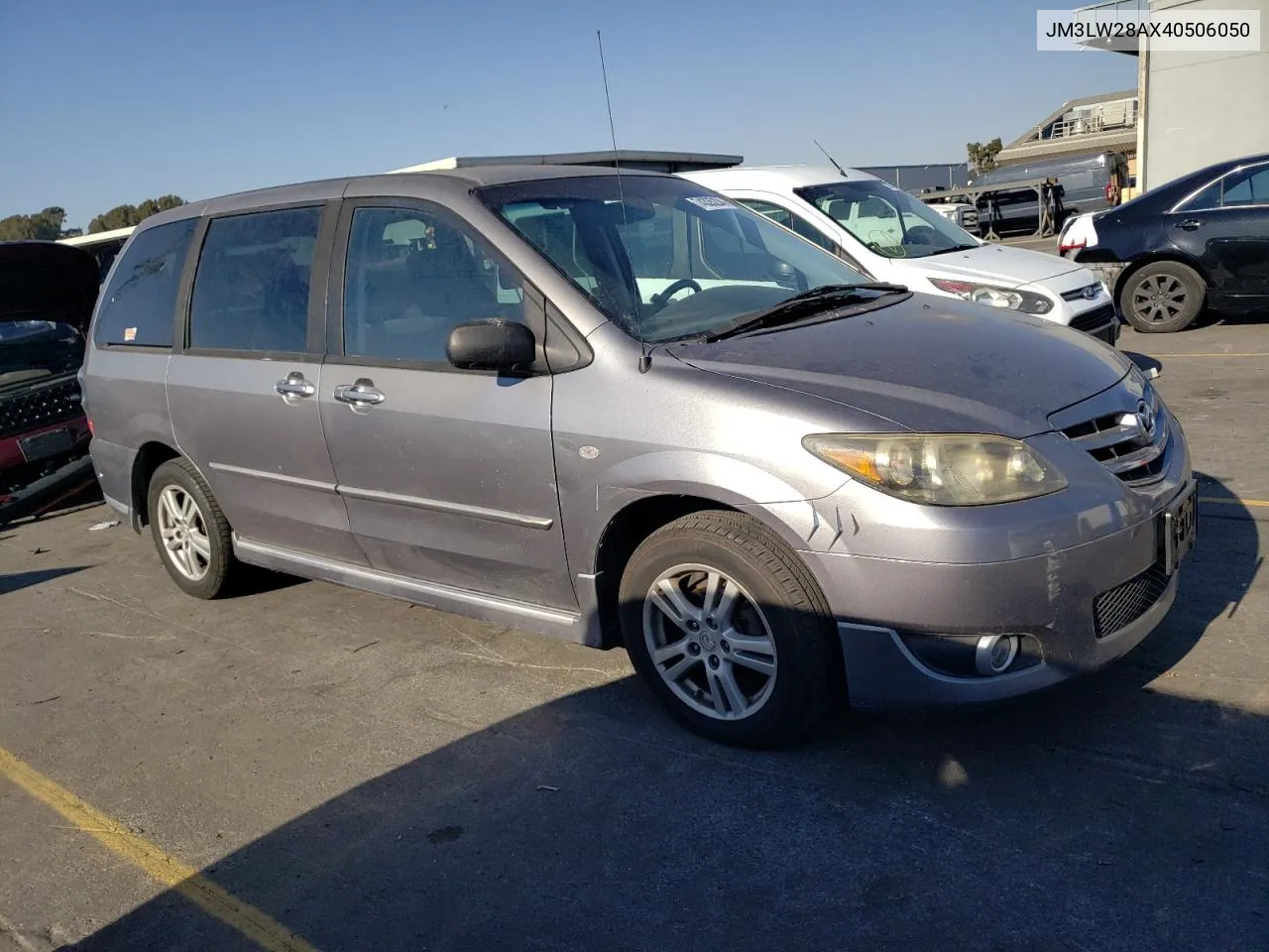 2004 Mazda Mpv Wagon VIN: JM3LW28AX40506050 Lot: 74335234