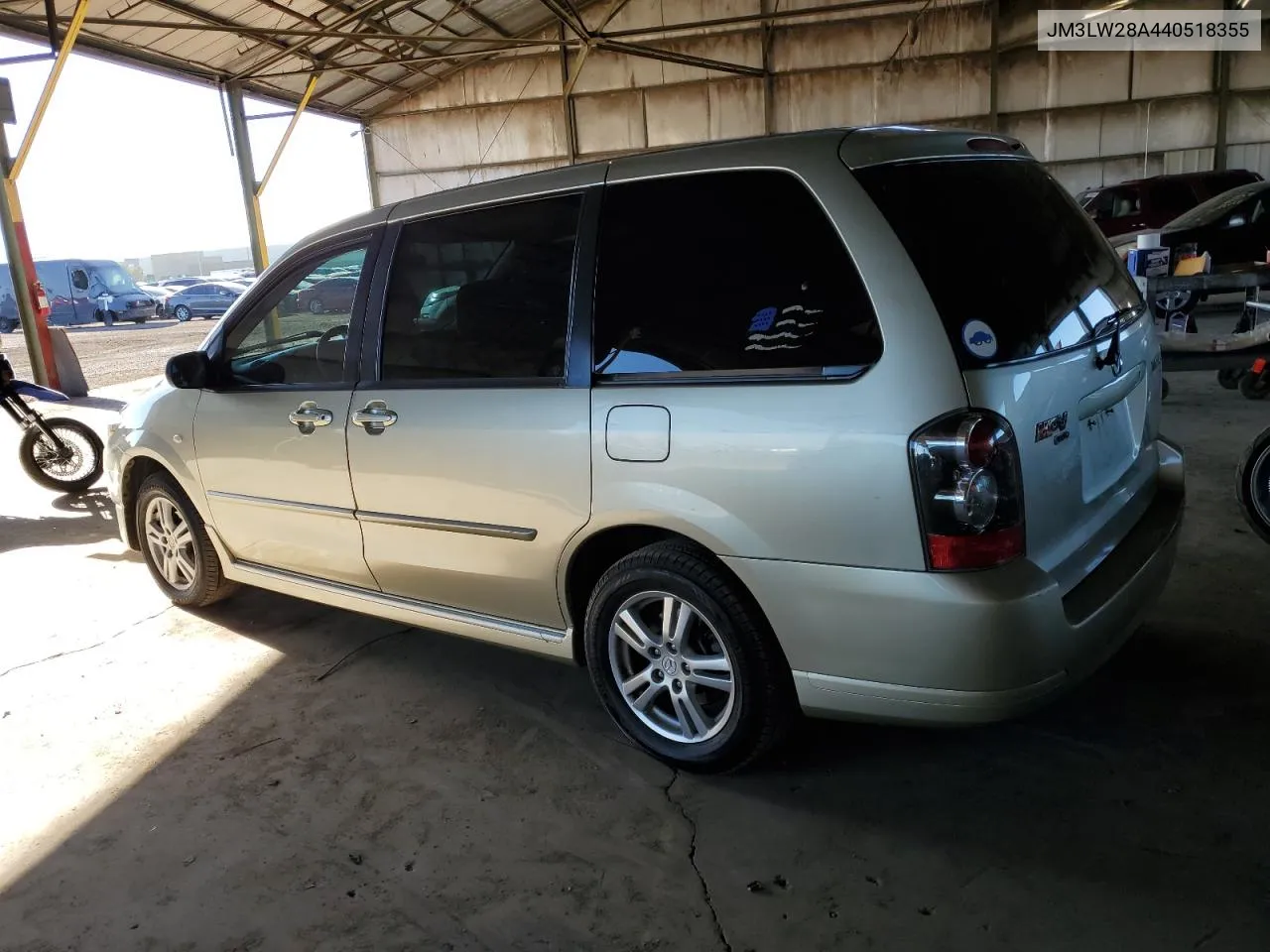 2004 Mazda Mpv Wagon VIN: JM3LW28A440518355 Lot: 76368534