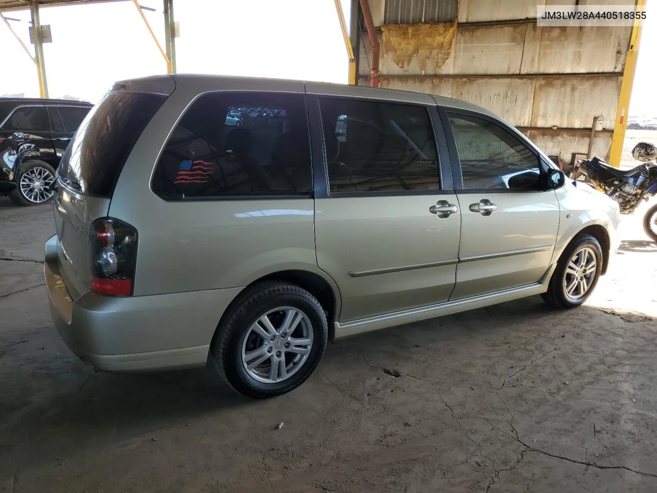 2004 Mazda Mpv Wagon VIN: JM3LW28A440518355 Lot: 76368534