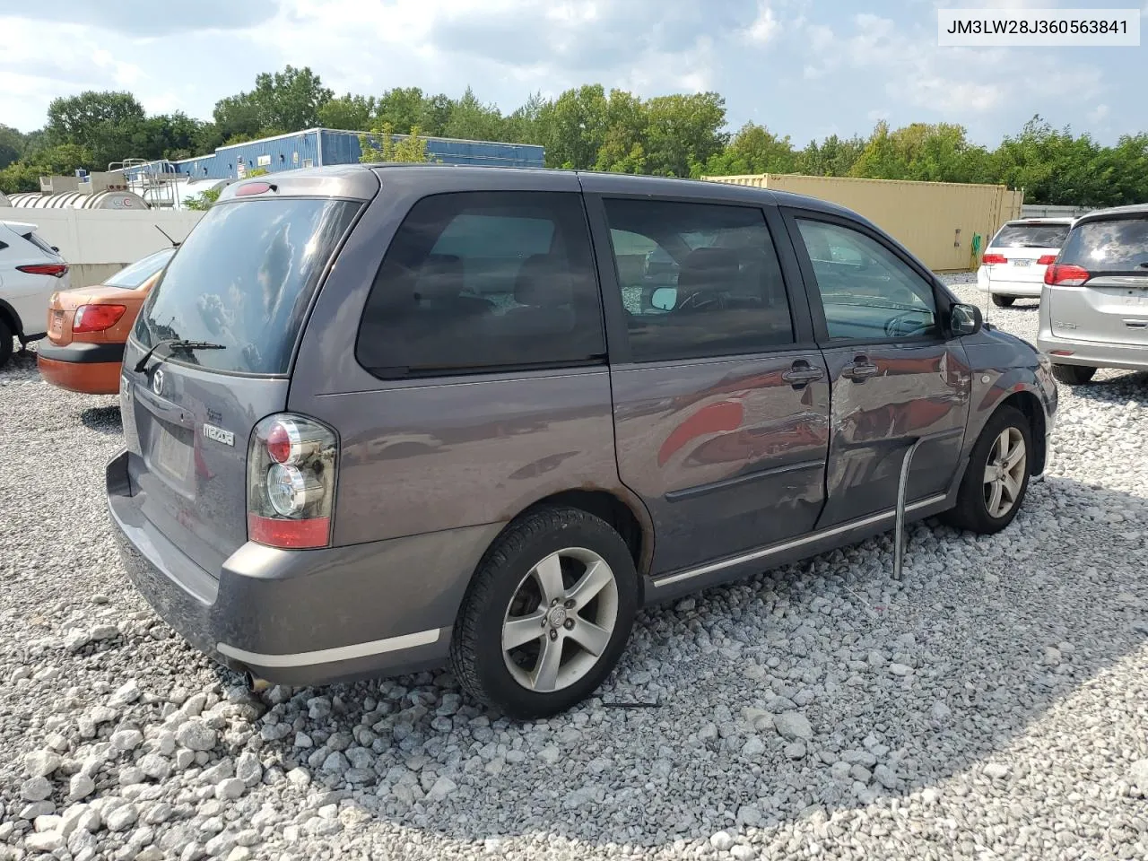 2006 Mazda Mpv Wagon VIN: JM3LW28J360563841 Lot: 68528504