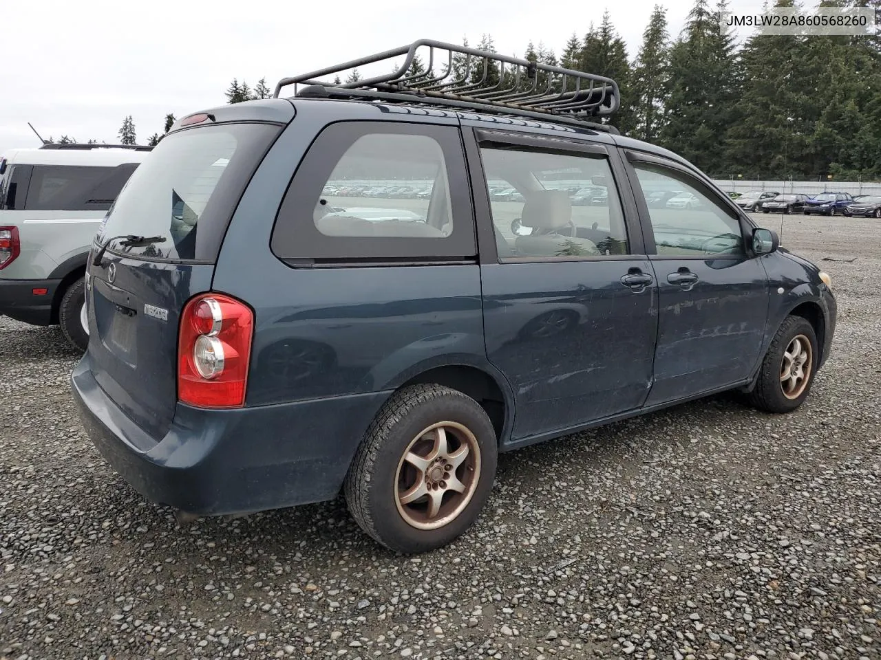 2006 Mazda Mpv Wagon VIN: JM3LW28A860568260 Lot: 76182084