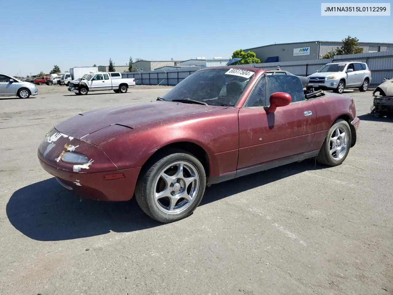 1990 Mazda Mx-5 Miata VIN: JM1NA3515L0112299 Lot: 66517504