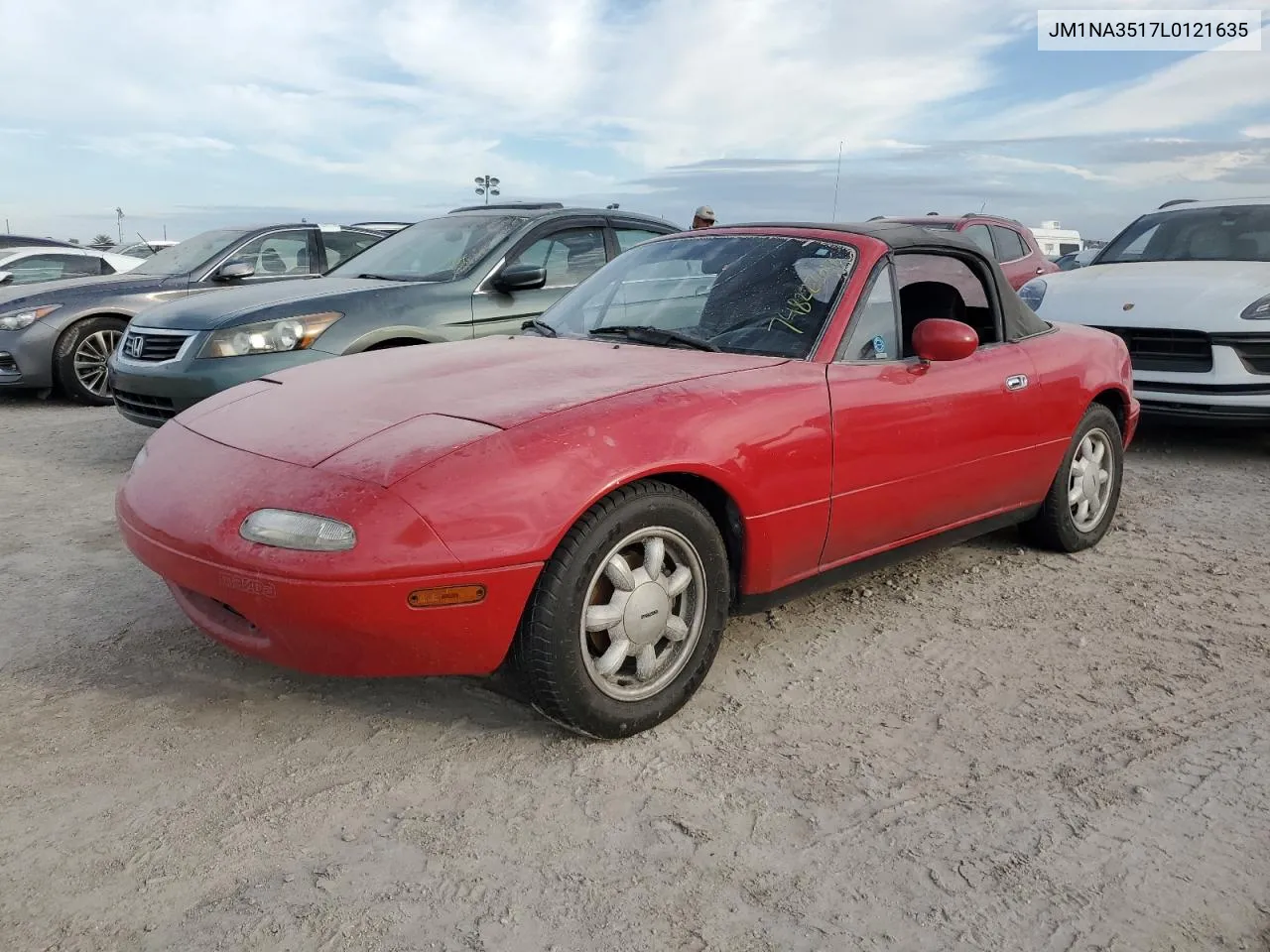 1990 Mazda Mx-5 Miata VIN: JM1NA3517L0121635 Lot: 74822304