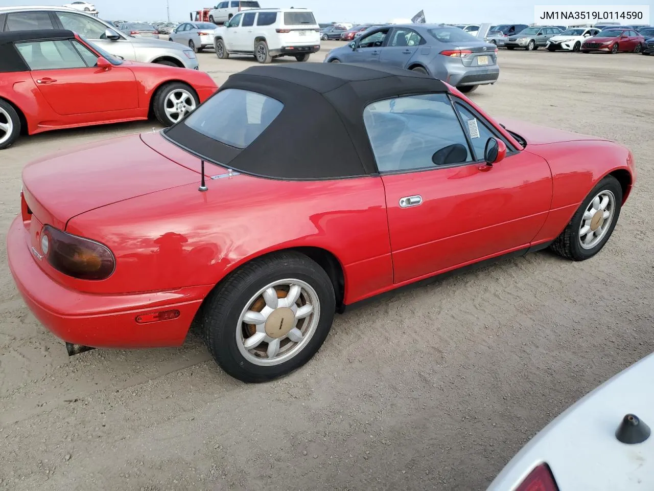 1990 Mazda Mx-5 Miata VIN: JM1NA3519L0114590 Lot: 76611574