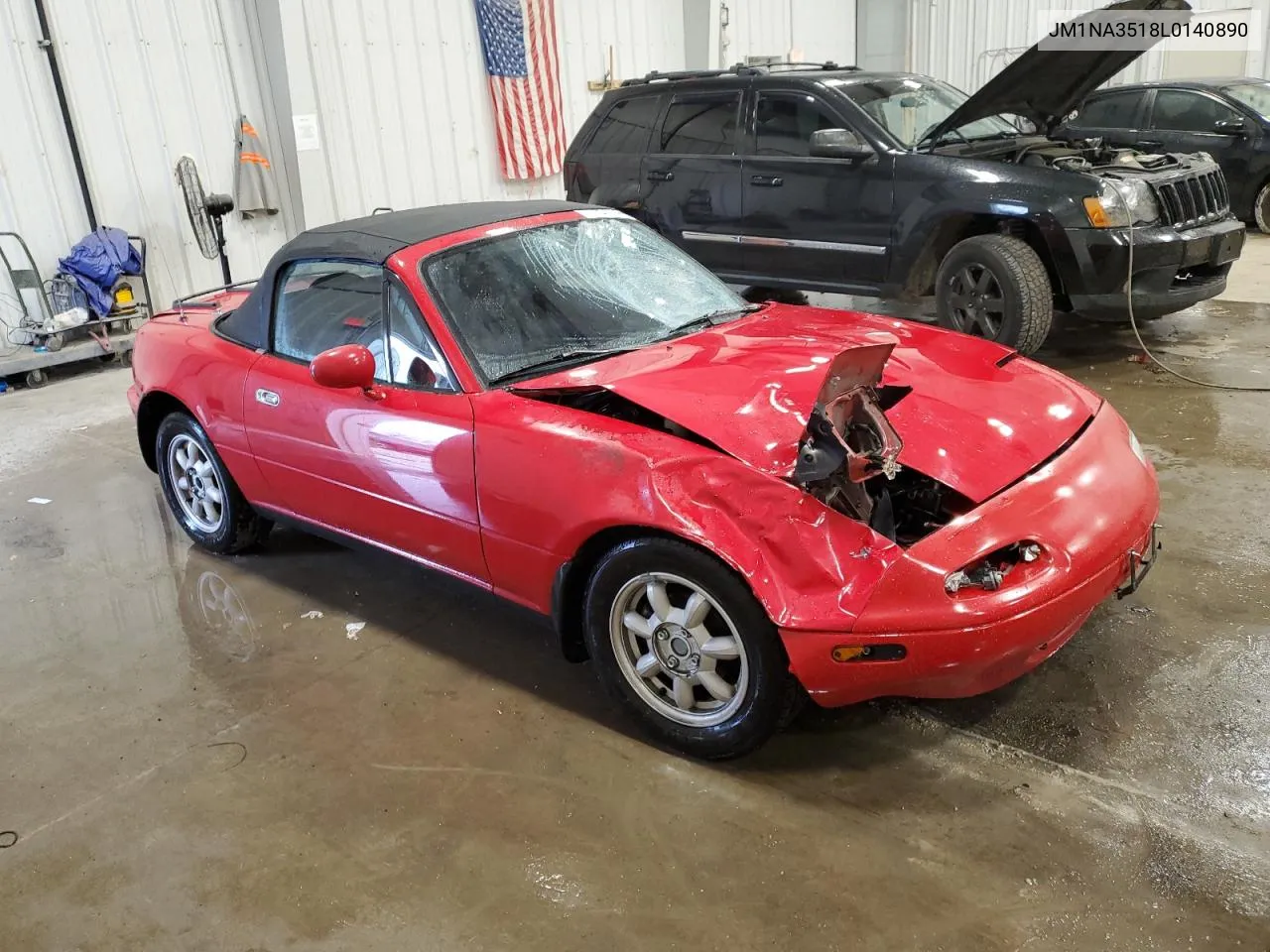 1990 Mazda Mx-5 Miata VIN: JM1NA3518L0140890 Lot: 77757114