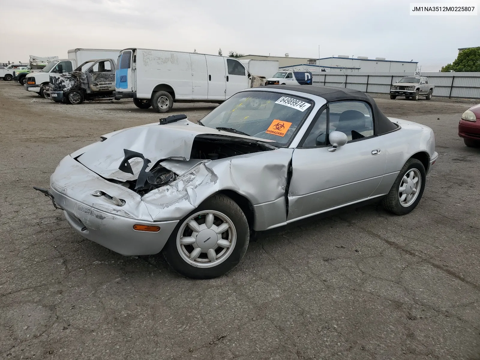 1991 Mazda Mx-5 Miata VIN: JM1NA3512M0225807 Lot: 64989974