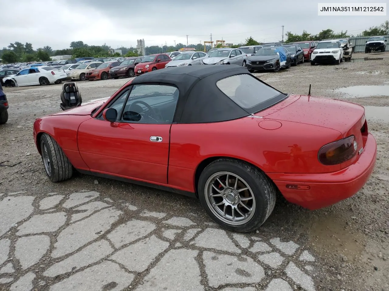 1991 Mazda Mx-5 Miata VIN: JM1NA3511M1212542 Lot: 67193794