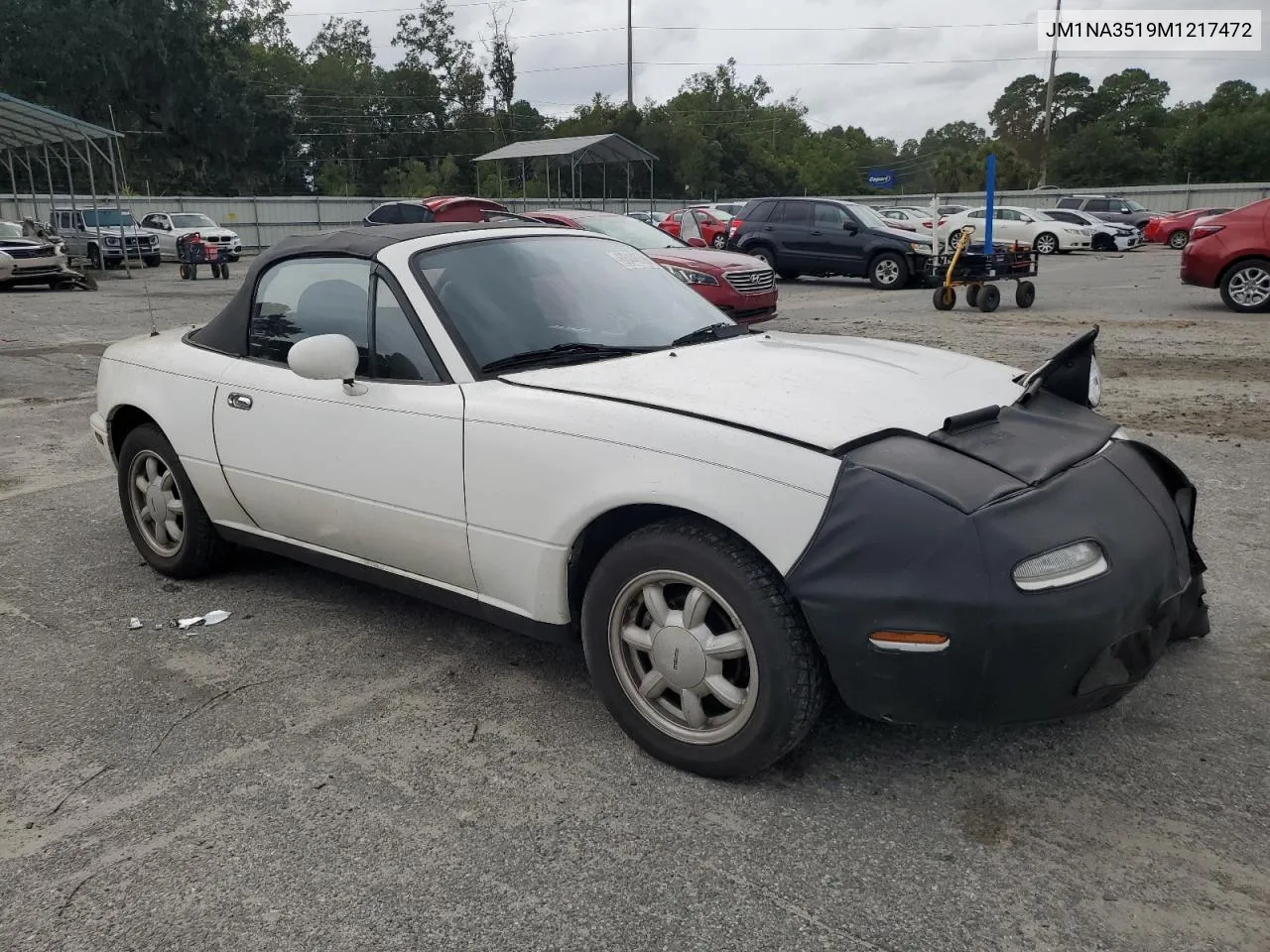 1991 Mazda Mx-5 Miata VIN: JM1NA3519M1217472 Lot: 68446584