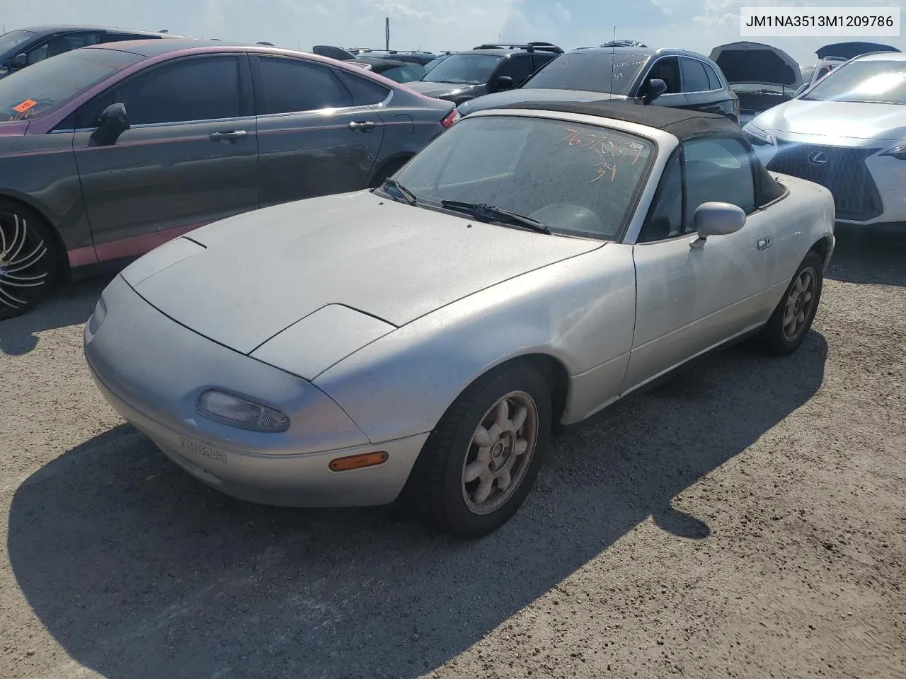 1991 Mazda Mx-5 Miata VIN: JM1NA3513M1209786 Lot: 76370674