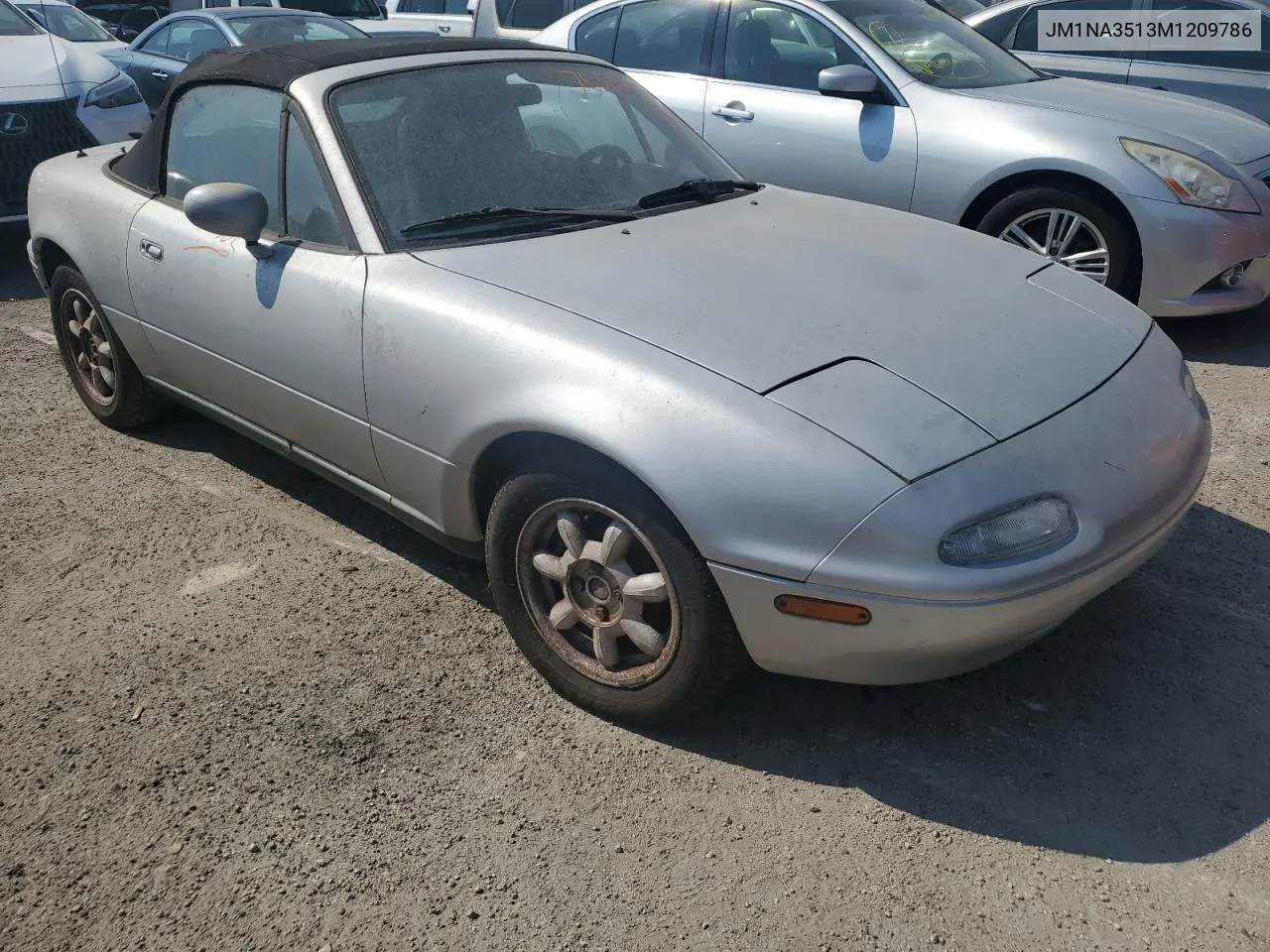 1991 Mazda Mx-5 Miata VIN: JM1NA3513M1209786 Lot: 76370674