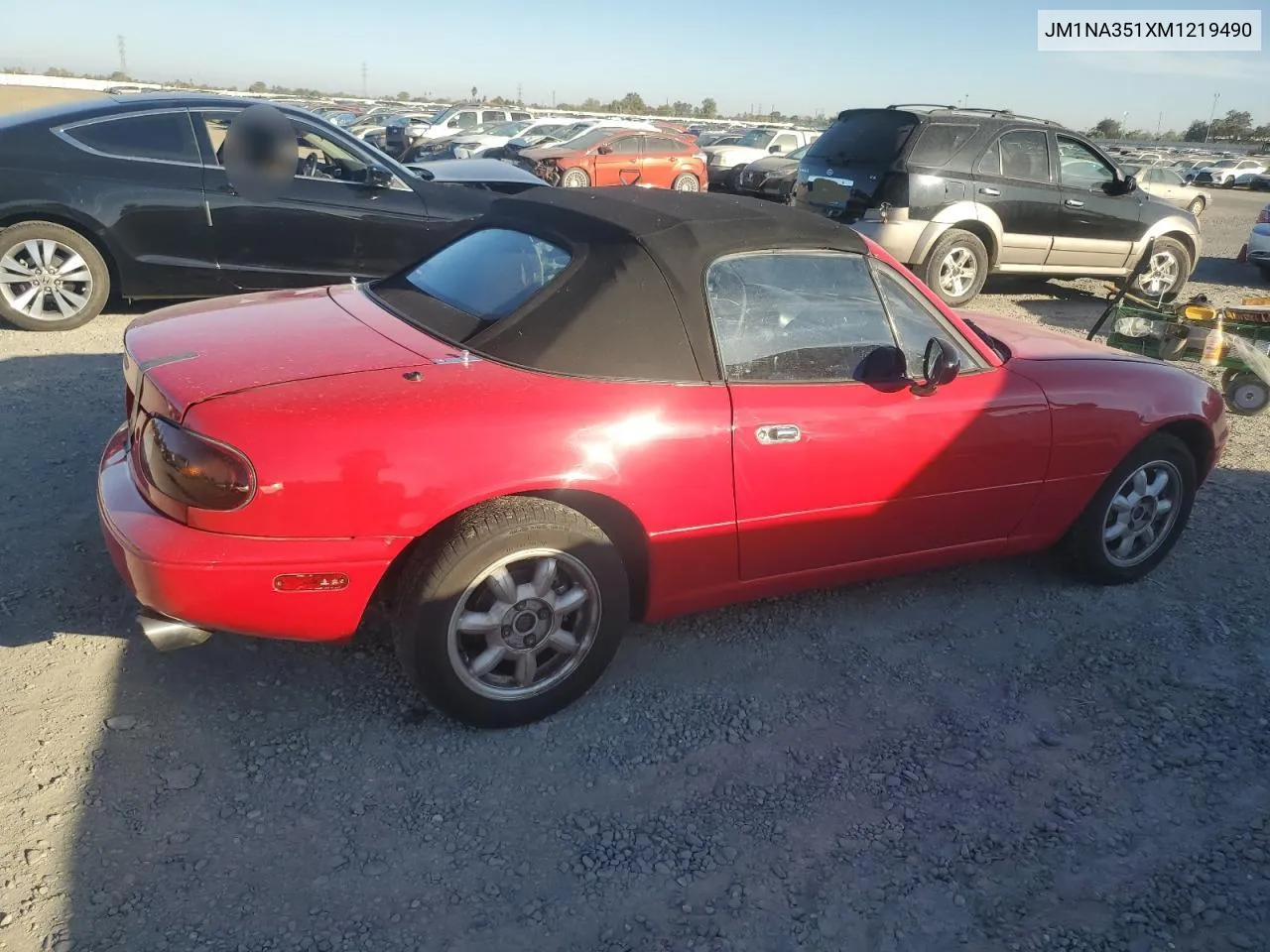 1991 Mazda Mx-5 Miata VIN: JM1NA351XM1219490 Lot: 76734614