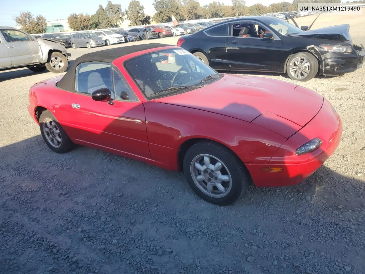 1991 Mazda Mx-5 Miata VIN: JM1NA351XM1219490 Lot: 76734614