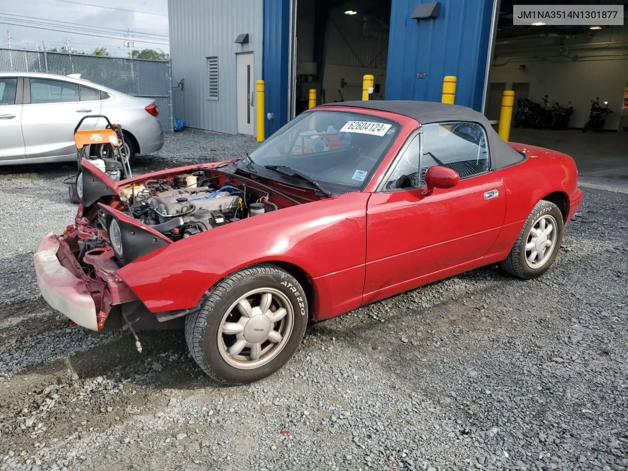 1992 Mazda Mx-5 Miata VIN: JM1NA3514N1301877 Lot: 62604124