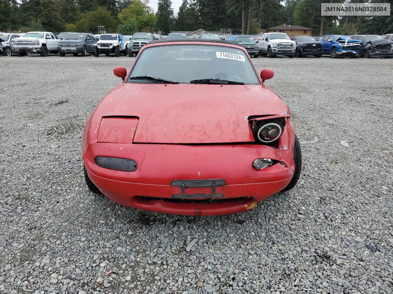 1992 Mazda Mx-5 Miata VIN: JM1NA3516N0328584 Lot: 71453124