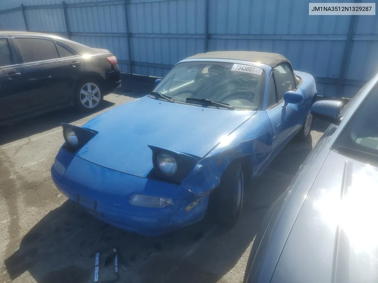 1992 Mazda Mx-5 Miata VIN: JM1NA3512N1329287 Lot: 73438824