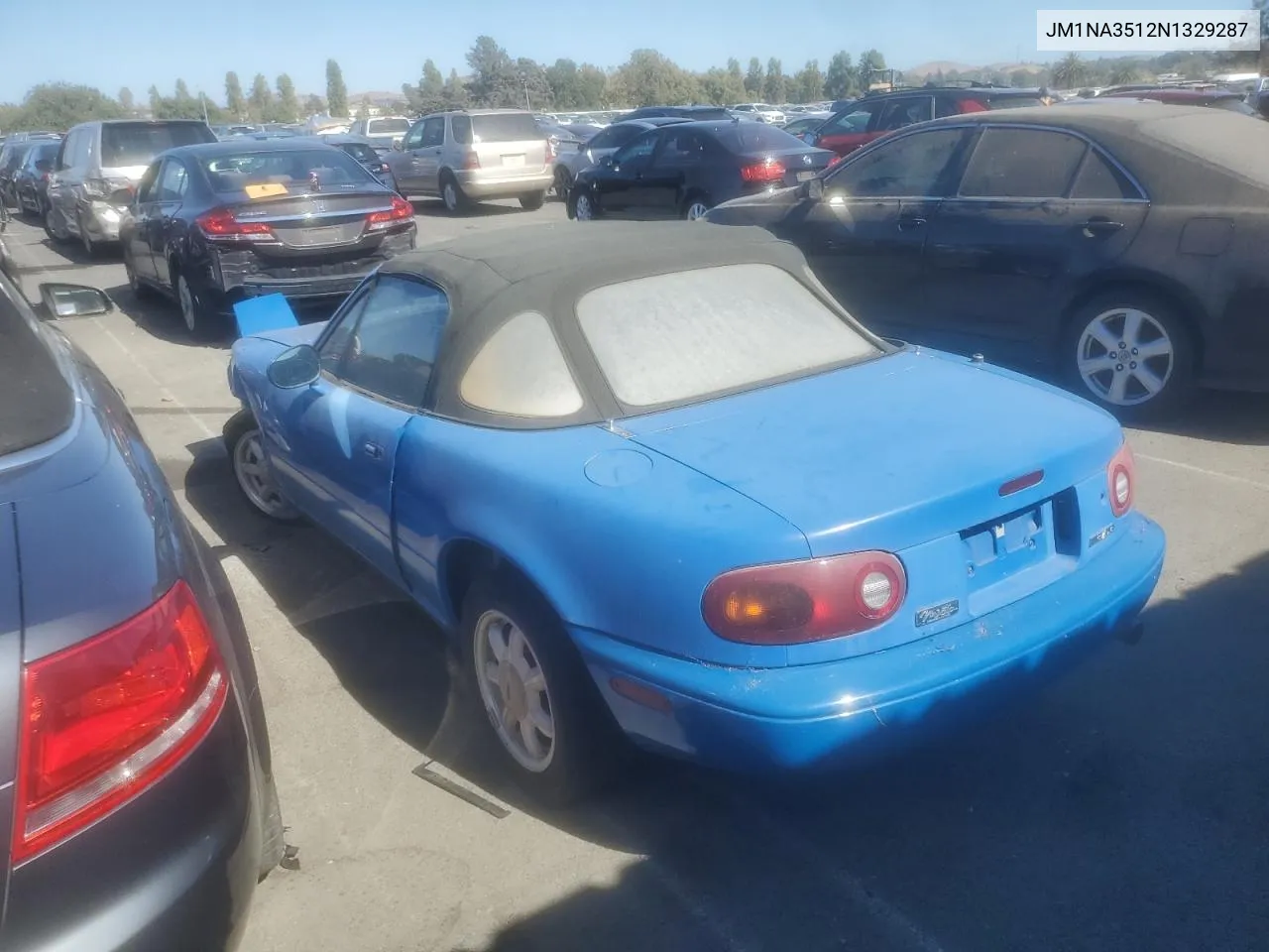 1992 Mazda Mx-5 Miata VIN: JM1NA3512N1329287 Lot: 73438824