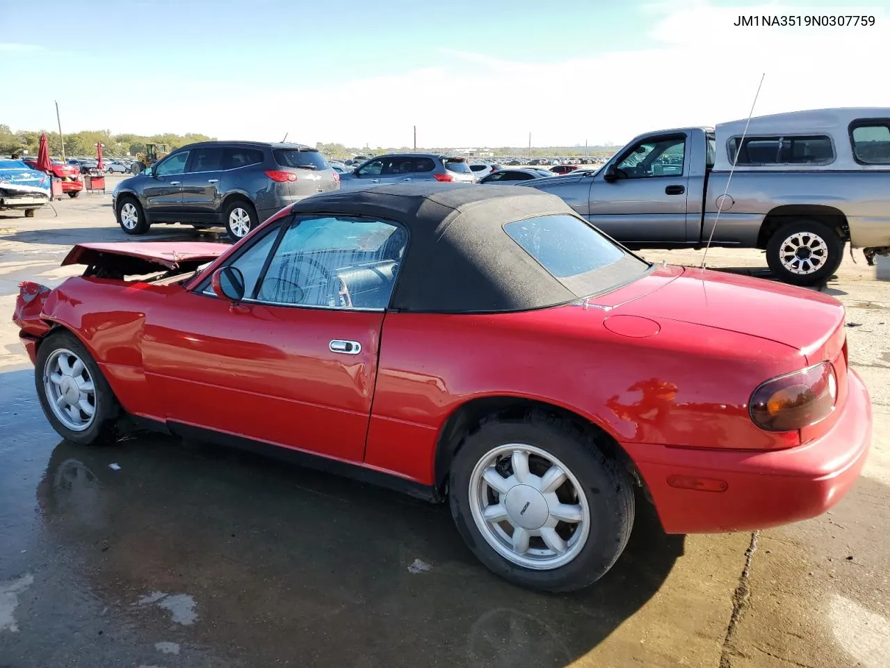 1992 Mazda Mx-5 Miata VIN: JM1NA3519N0307759 Lot: 78816744