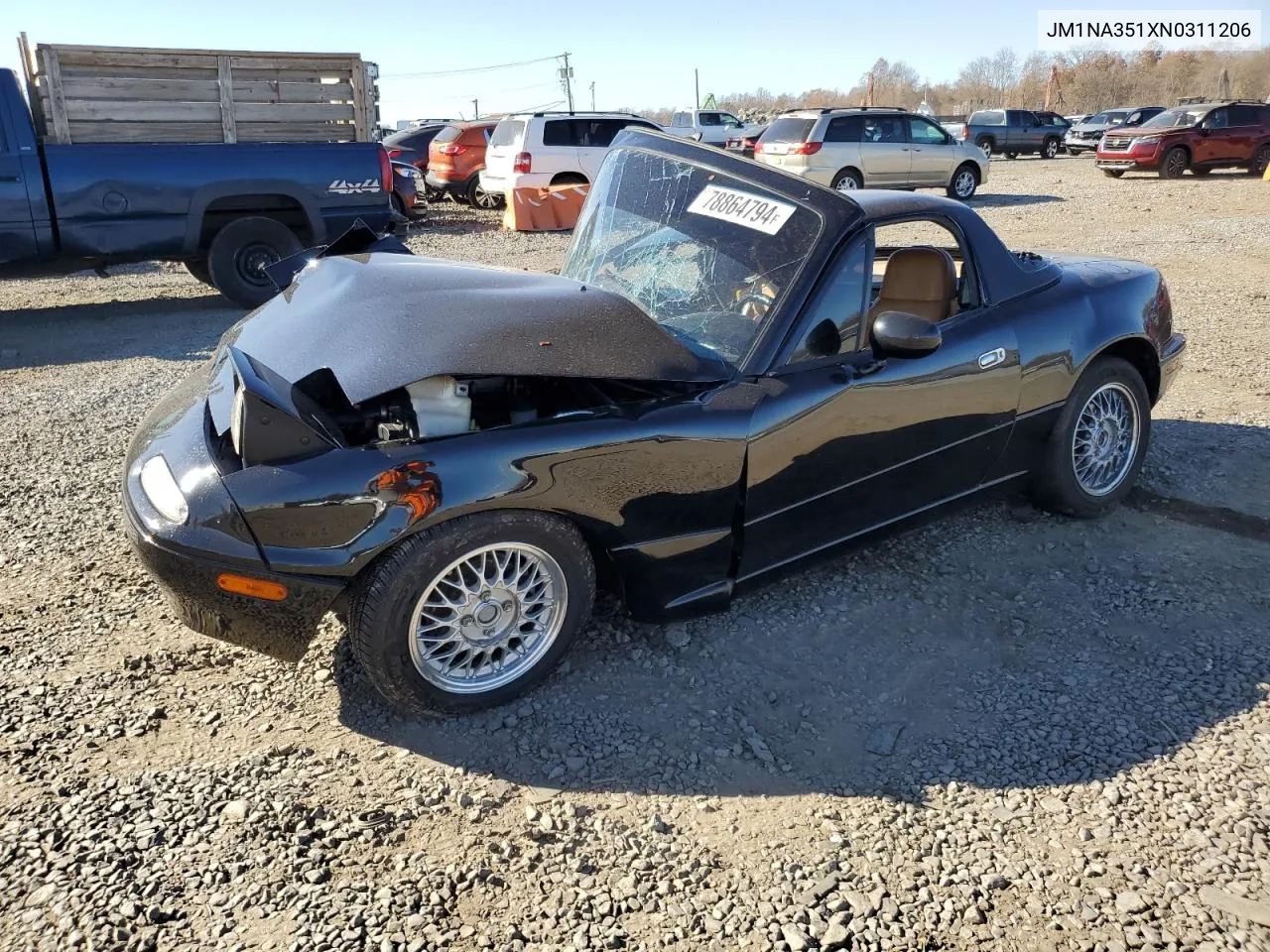 1992 Mazda Mx-5 Miata VIN: JM1NA351XN0311206 Lot: 78864794