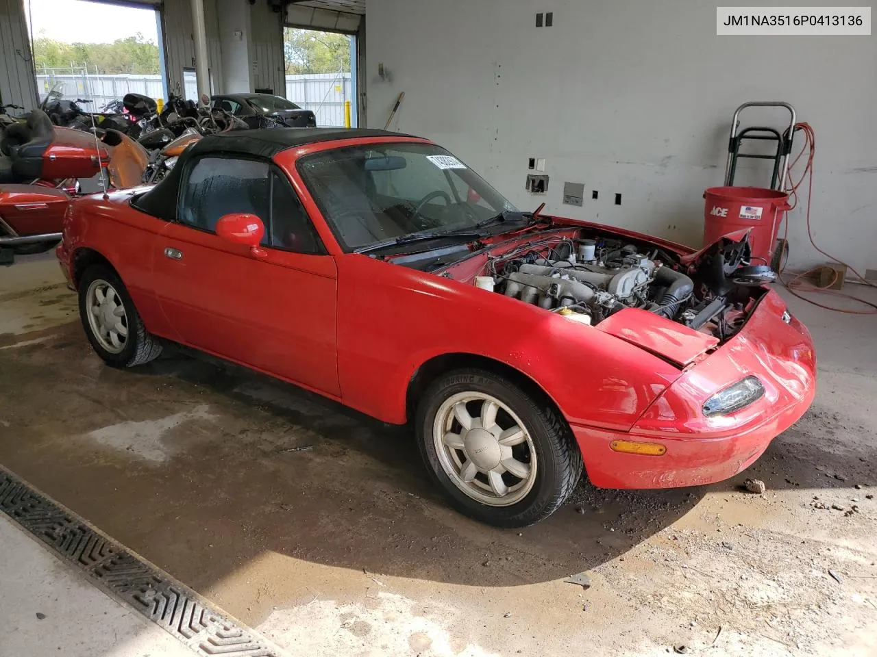 1993 Mazda Mx-5 Miata VIN: JM1NA3516P0413136 Lot: 74382974