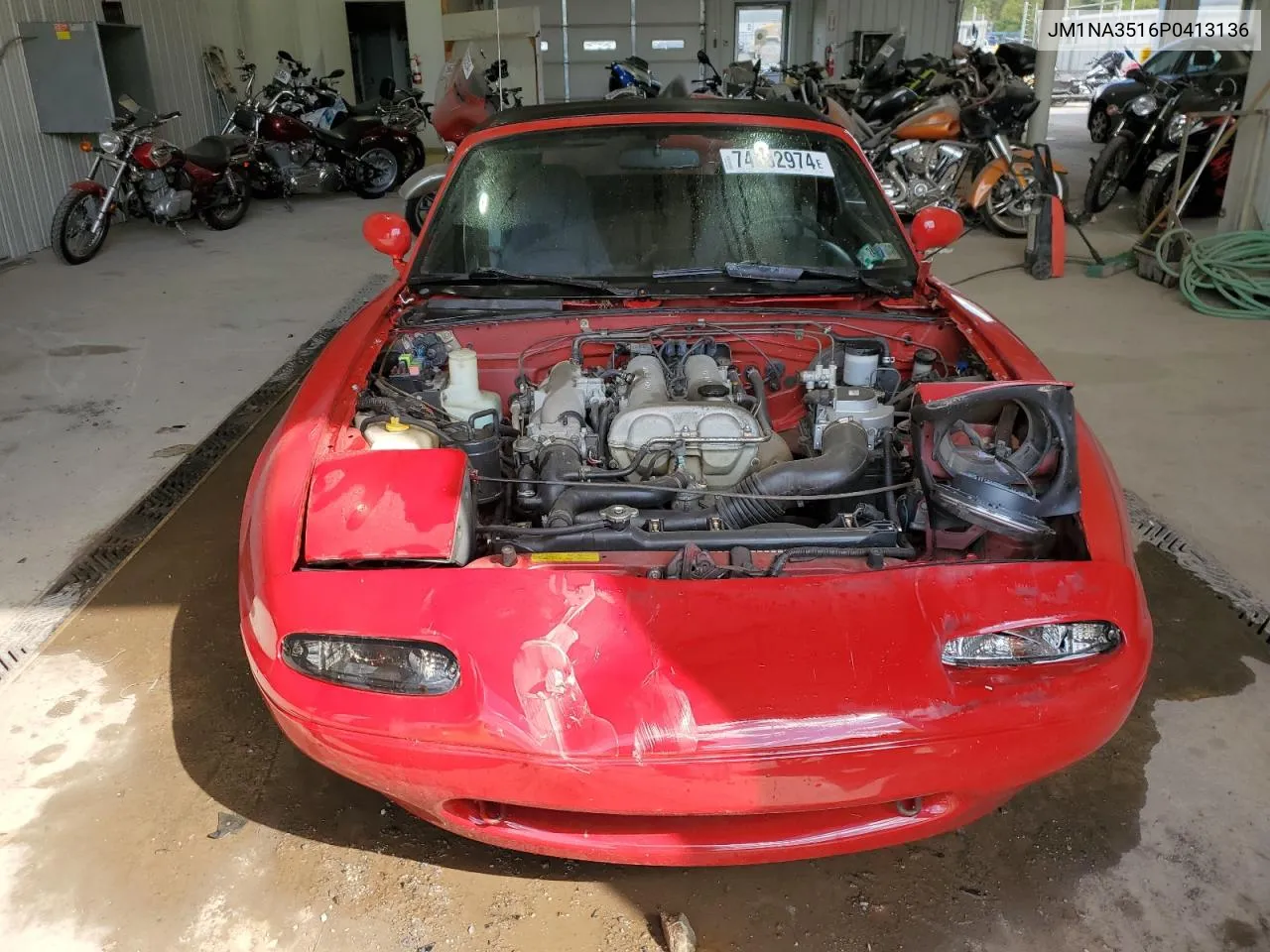 1993 Mazda Mx-5 Miata VIN: JM1NA3516P0413136 Lot: 74382974