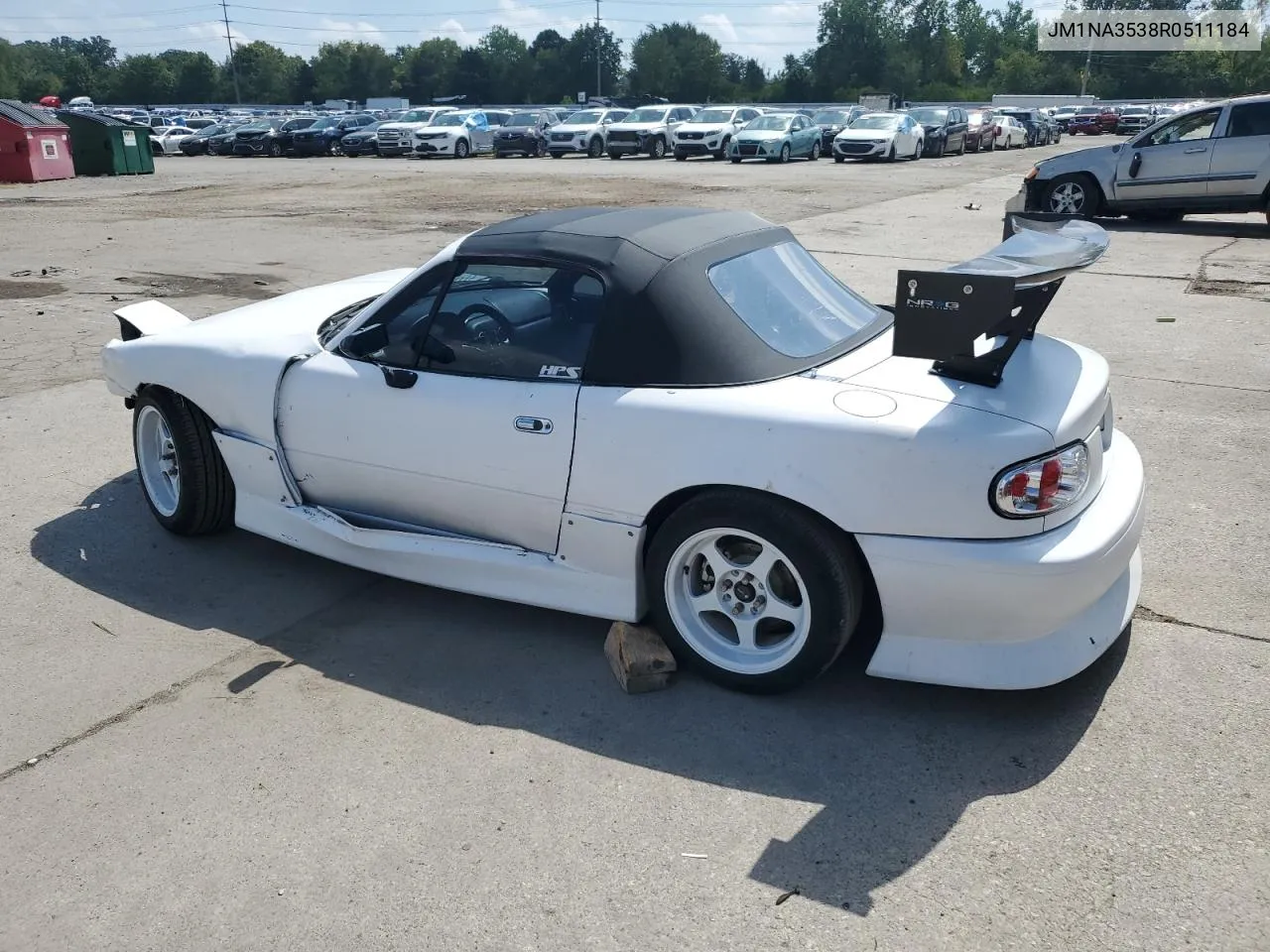 1994 Mazda Mx-5 Miata VIN: JM1NA3538R0511184 Lot: 69326224